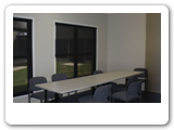 Small Meeting room looking onto courtyard